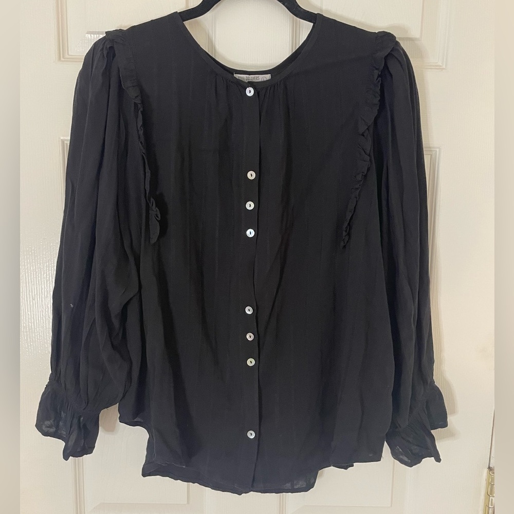 🖤4OUR dreamers Boho black blouse